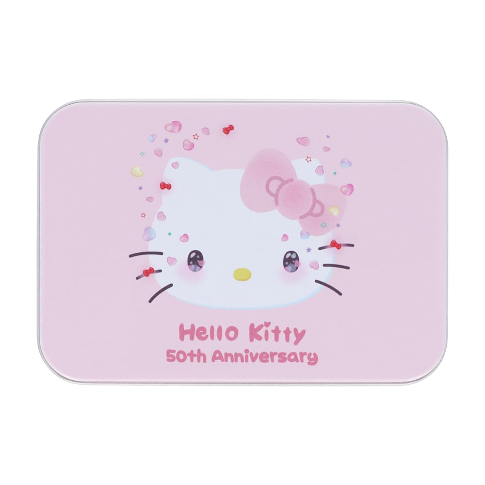 Sunstar Stationery Sanrio Character Hello Kitty 50th B S2843722 Stickers, Case, Anniversary, Pattern,