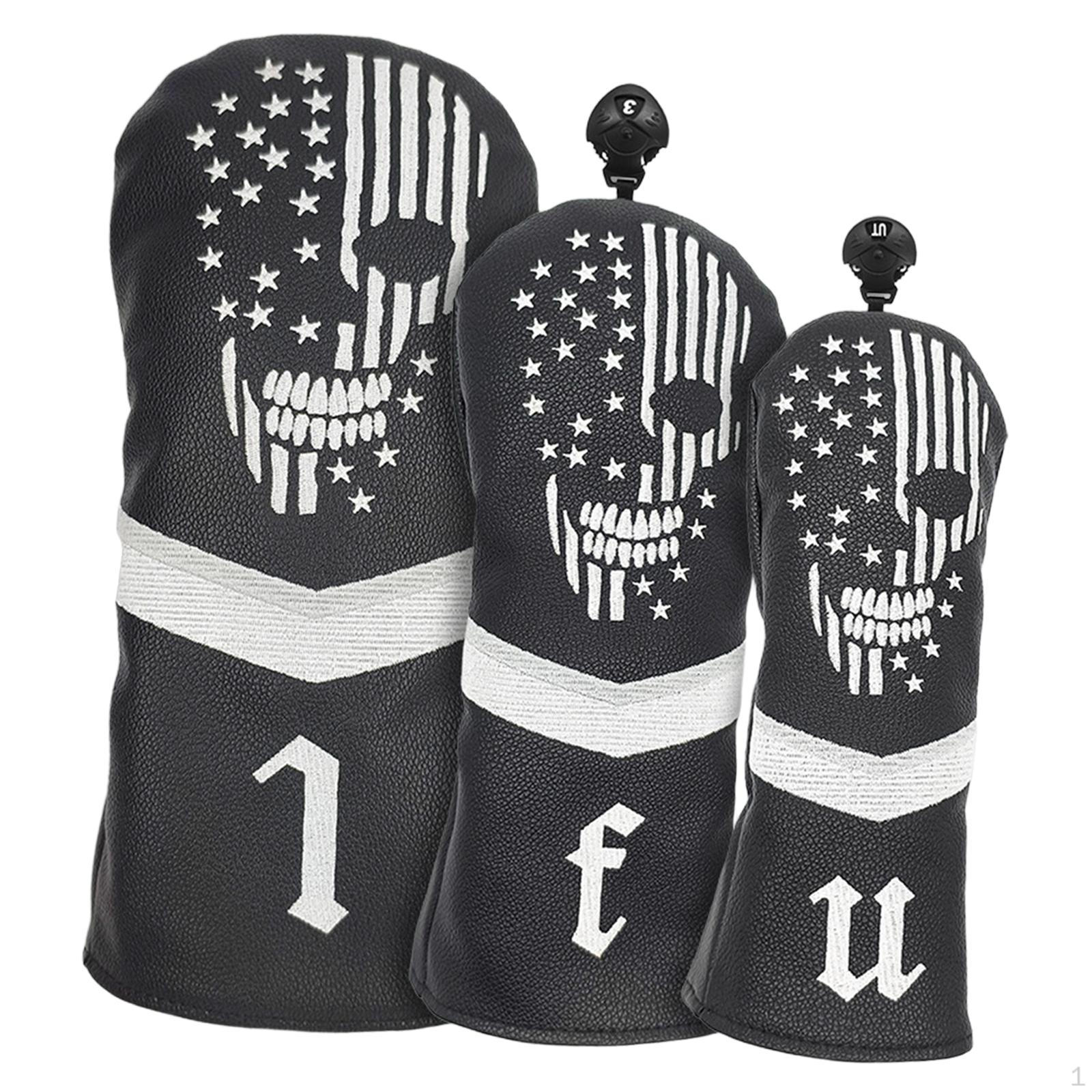 

3 шт. Чехол для головки гольфа Чехол для головки дерева Креативный Защита от царапин Чехол для защиты клюшки для мужчин женщин гольфистов