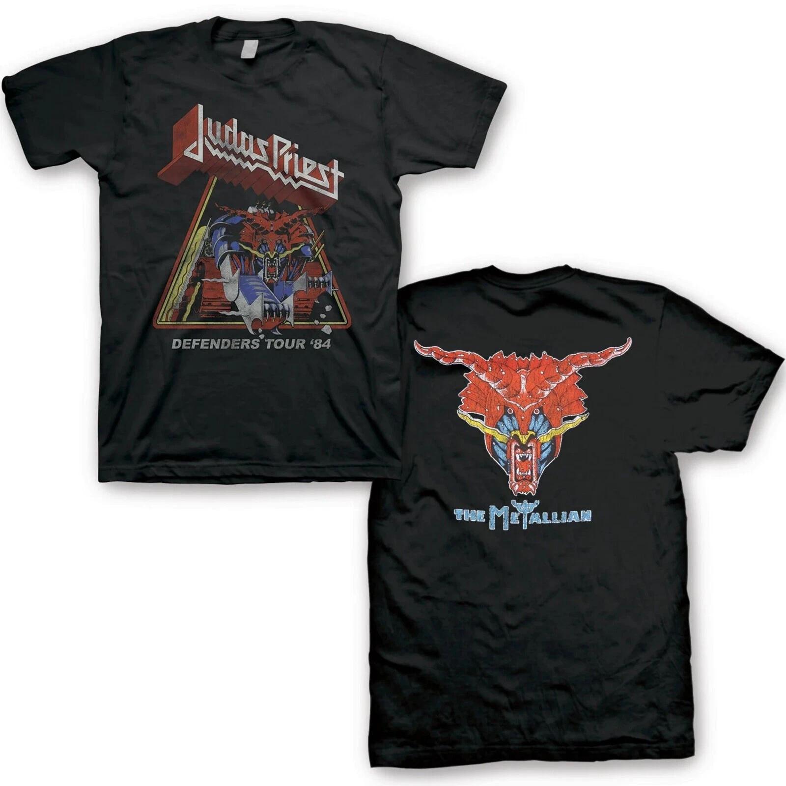 JUDAS PRIEST cd cvr DEFENDERS OF THE FAITH 84 TOUR Official SHIRT XL New steel 4XL