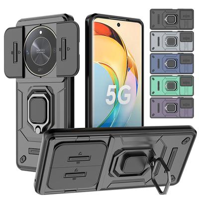 Armor Case For Honor Magic 7 6 Lite X9c Smart X9b Magic 5 Lite X9a Protective Cover Ring Magnetic Holder Coque Fundas Capa