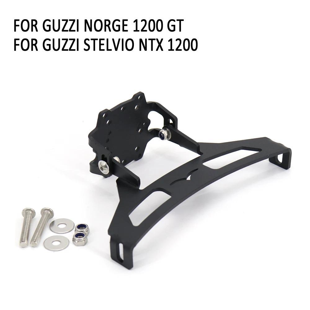 Für GUZZI NORGE 1200 GT 4V STELVIO NTX 1200 Motorradzubehör Handyhalter GPS-Navigationshalterung Frontständerhalterung