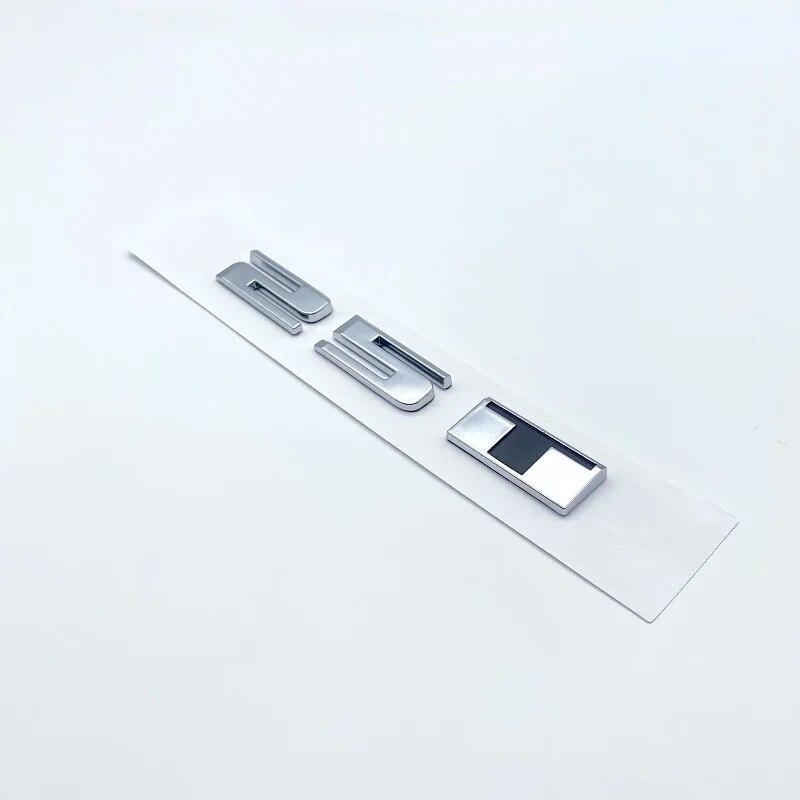 3D ABS Glossy Black Silver Letters 25T 28T 40T AWD Emblem for Cadillac CT4 CT5 CT6 Car Fender Trunk Rear  Logo Sticker