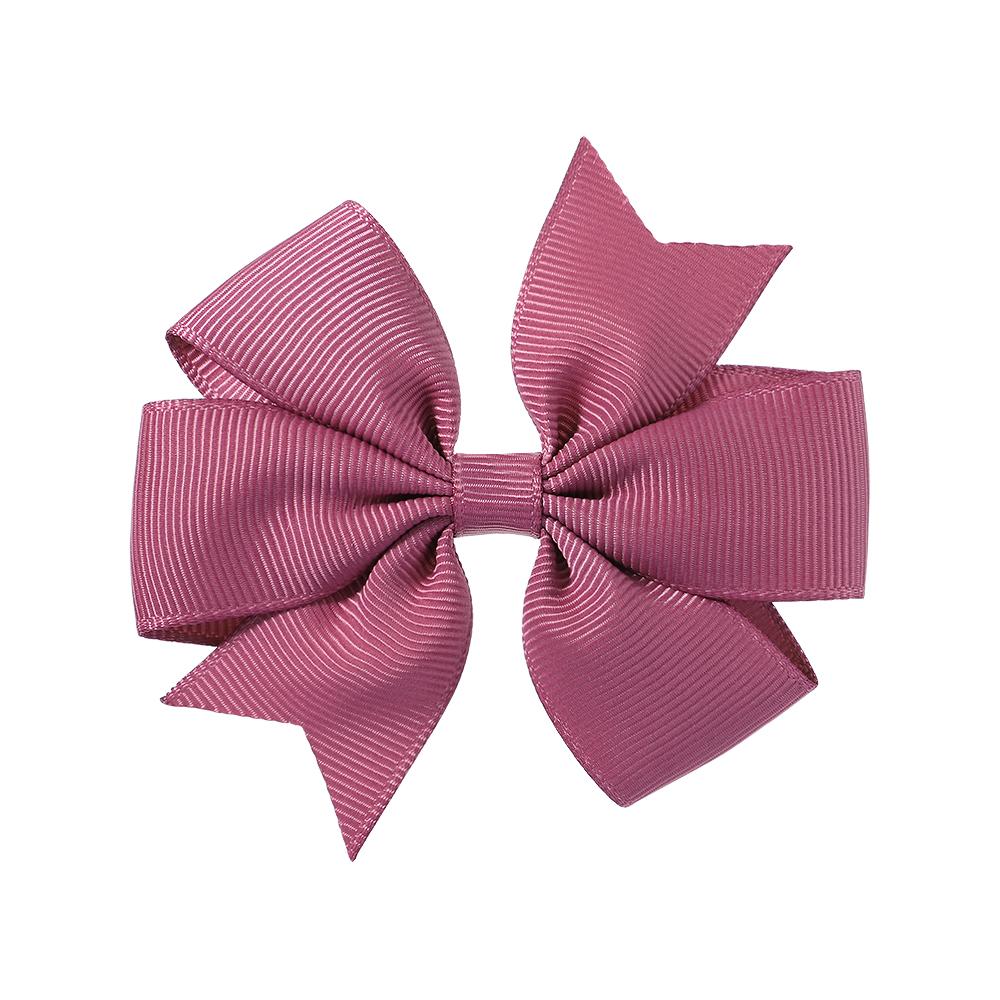 1 st Färger Enfärgat Grosgrainband Rosetter Spännen Hårnål Flicks hårosetter Boutique Hårspänne Håraccessoarer Barn Håraccessoarer 564