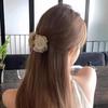 Double-Sided Hair Claw Rose Flower Floral Hairpin Sweet Hair Clip  Hair Accessories