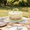 Portable Cake Carrier Easy To Carry with Lid Round Food Storage