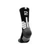 Elite Men's Mid-Calf Basketball Socks - Thickened, High-Top, Digital Star Player Sports Socks