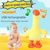 Multifunctional Walking Plush Duck Electric Singing Duck Baby Toy Talking Duck Toy  Baby Toys