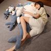 Cartoon Eye Shark Cat Pillow Plush Toy Shark Cat Doll Girl Ragdoll Girlfriend Birthday Gift
