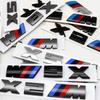 For BMW M E46 E90 E60 3D ABS M Logo Car Fender Badge Trunk Sticker Accessories For BMW M2 M X3 M4 X5M M6 M7 F48 G01 E84 E83 F39 F10 F30 G11 VDLQX1