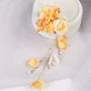 Colorful Chinese Style Hair Clip Pearl Flower Hairpin Elegant Hanfu Hair Accessories  Party