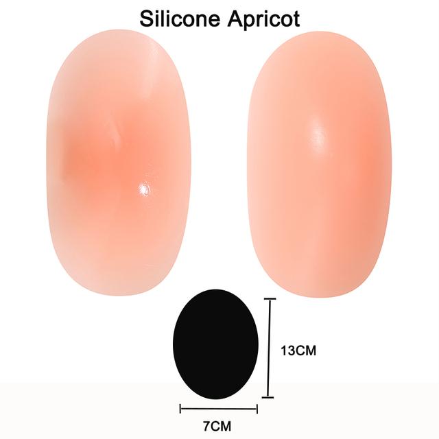 FINETOO  Ladies Clothing Silicone Shoulder Pads Non-slip Shoulders Invisible Breathable Reusable 1 Pairs Transparent And Skin Tone