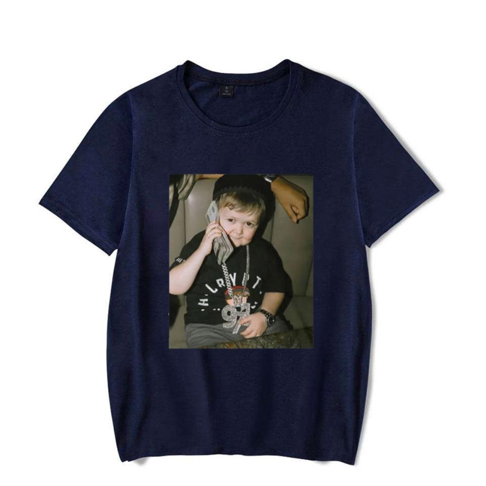 Hasbulla Fighting T-shirt Mini Khabib Blogger Graphic T-shirts Men Women High Quality Oversized Tee Shirt Streetwear Casual Top