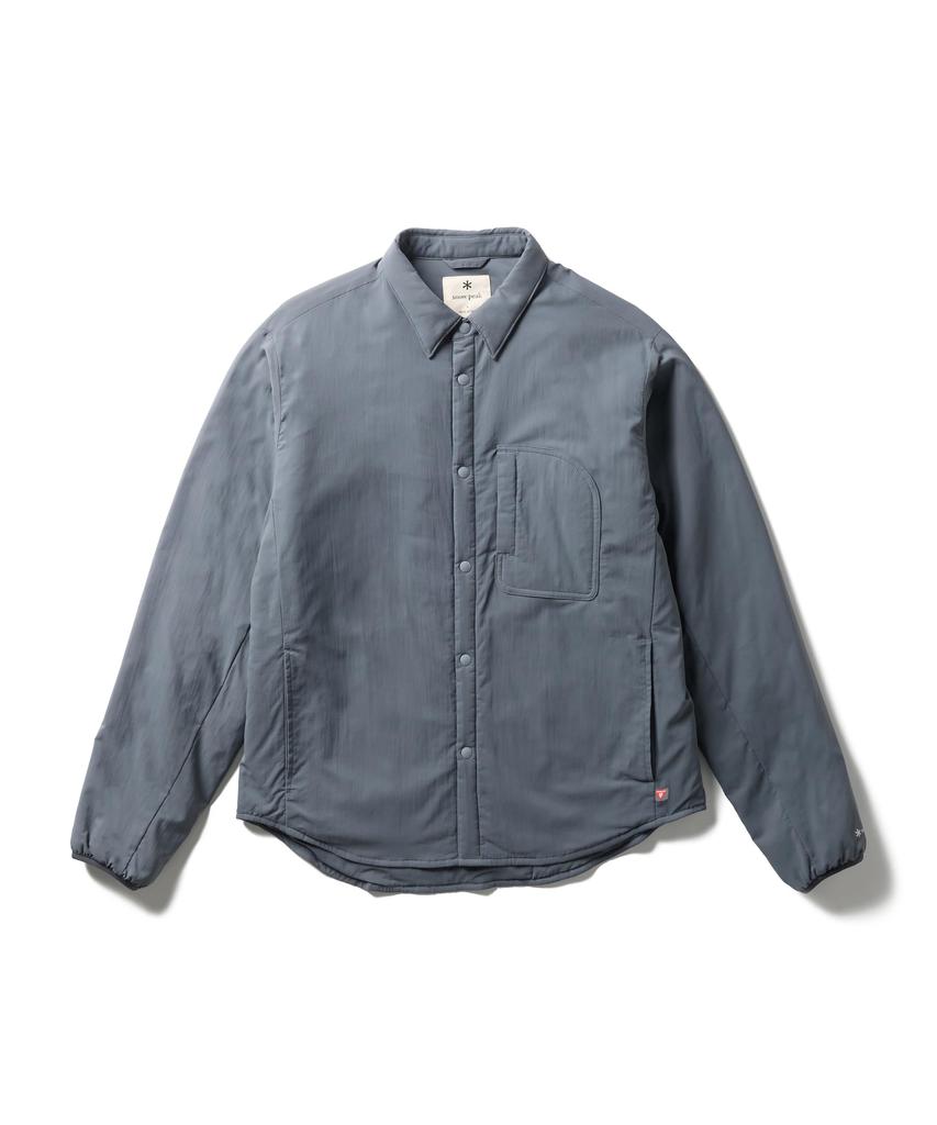 Flexible Insulated Shirt Tops Shirt Long Sleeve Padded CHARCOAL M [Snow Peak] SH-26SU001 Men's Women's