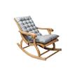 Suede Sun Lounger Chair Cushions Non Slip Rocking Chair Cushion Garden Recliner Quilted Thick