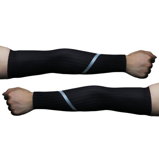 1 Pair Unisex Cycling Arm Sleeves High Elasticity Relieve Muscle Fatigue Lightweight Arm Protection Sleeves for Riding