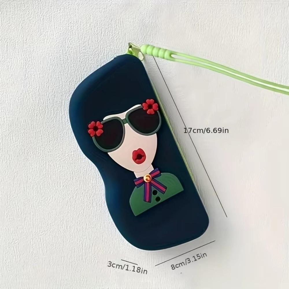 New Multifunctional Glasses Bag Waterproof Dustproof Coin Purse Silicone Cosmetic Bags