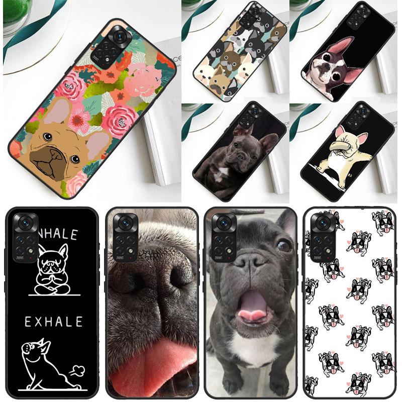 French Bulldog Case For Xiaomi Redmi Note 14 13 Pro 12 9 10 11 Pro 10S 11S 12S Redmi 14C 13C 10C 12C Cover