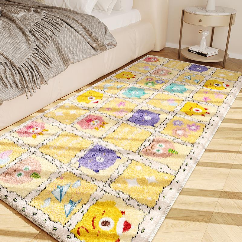 Couverture de chevet isolante d'hiver pour chambre d'enfant, Coussin pour le pied du lit, le salon, le balcon, Décoration intérieure