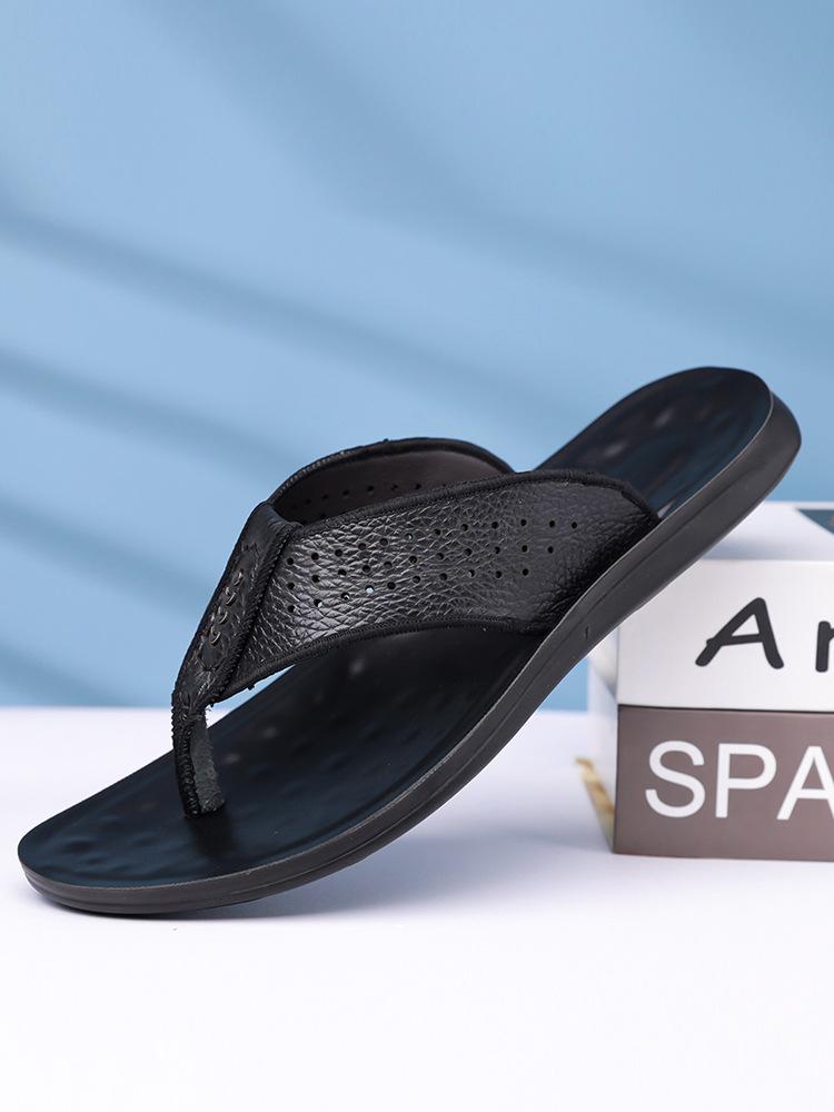 

Casual flip-flops men s 2025 summer soft-soled non-slip sandals men s sandals beach shoes slippers men s tide 44