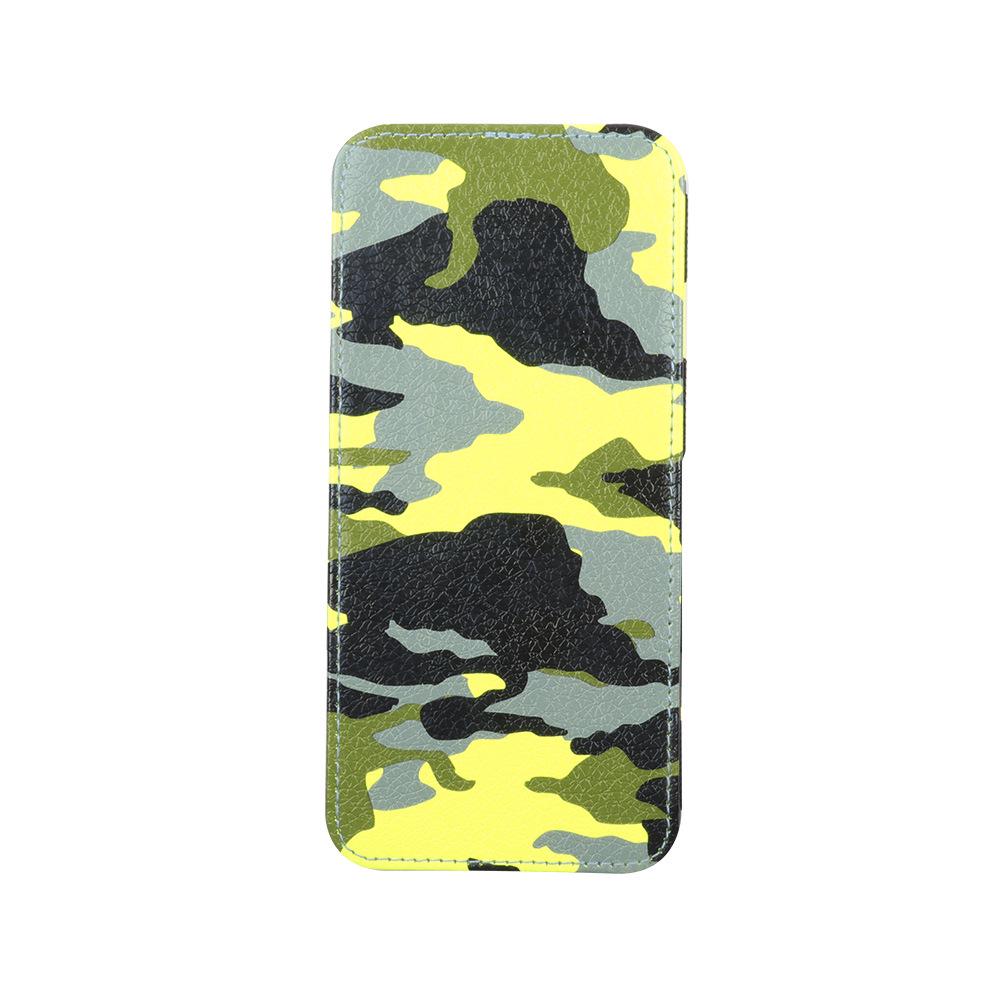 

Korean Style PU Camouflage Long Magic Wallet & Card Holder with Large Bill Clip жёлтый