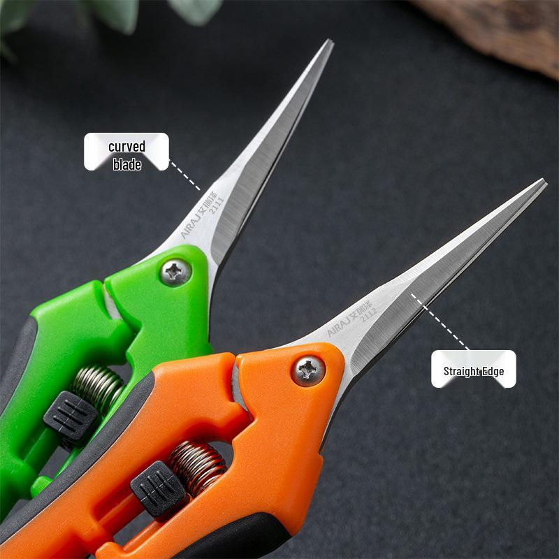 Multi-Use Pruning Scissors for Branches, Flowers, Vegetables, and Fruits