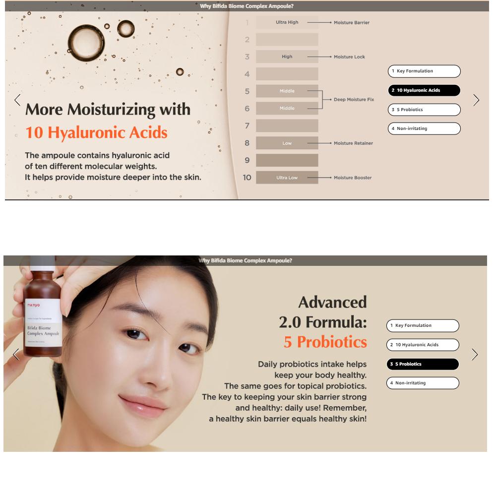 MANYO FACTORY Bifida Biome Complex Ampoule 50ml) Korean Skincare, Facial Skin Rejuvenating,  10-types-of Hyaluronic Acid, for Women and Men