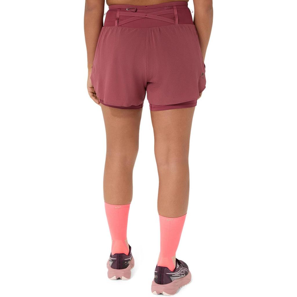 Running Wear FUJITRAIL ELITE SHORT 2012D485 600 M [ASICS] Women's (BRISKET RED)