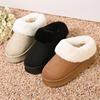 Warm Boots Women Winter Flats Shoes Short Plush Fur Ankle Snow Boots Casual Shoes Sport Suede Motorcycle Botas women slippers