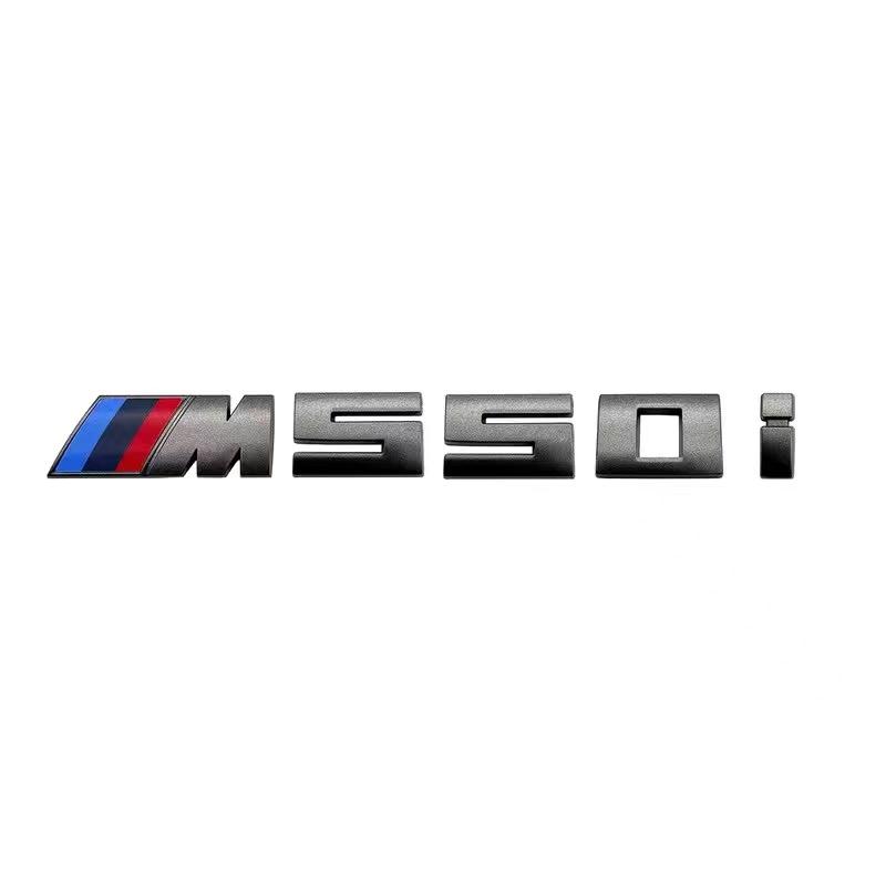 5,5 cm för M-logotyp ny grå ABS-dekal bakluckemärke för BMW M330i M340i M430i M440i M530i M540i M550i dekorationstillbehör.