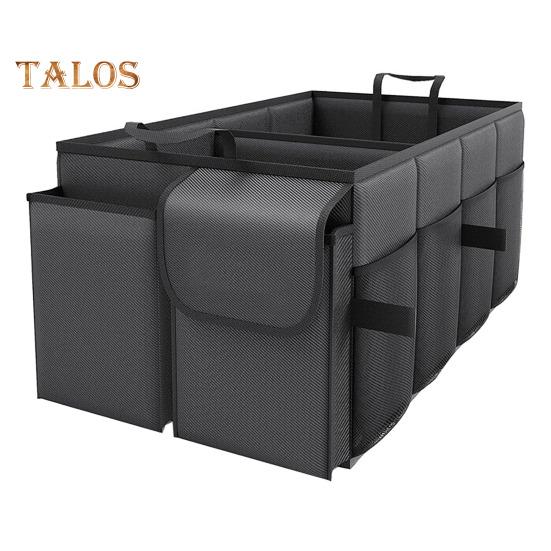 

46л Автомобильный багажник для хранения вещей Органайзер Большая вместимость Складная конструкция Многоцелевой багажник Органайзер Контейнер для хранения с ручкой 55cm чёрный