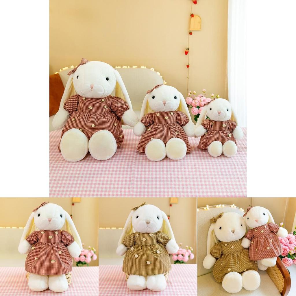 Adorable 8 Inch Cartoon Bunny Plush Toy With Charming Tulle Skirt Perfect For Gifts
