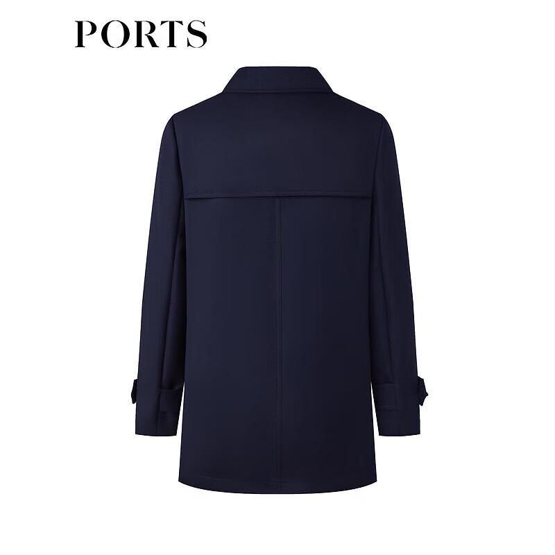 PORTS Women's Long Sleeve Short Trench Coat SD9T002QFF072