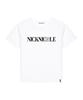 Nigaennikol Nicole Rose Lettering Slim Top_White Black