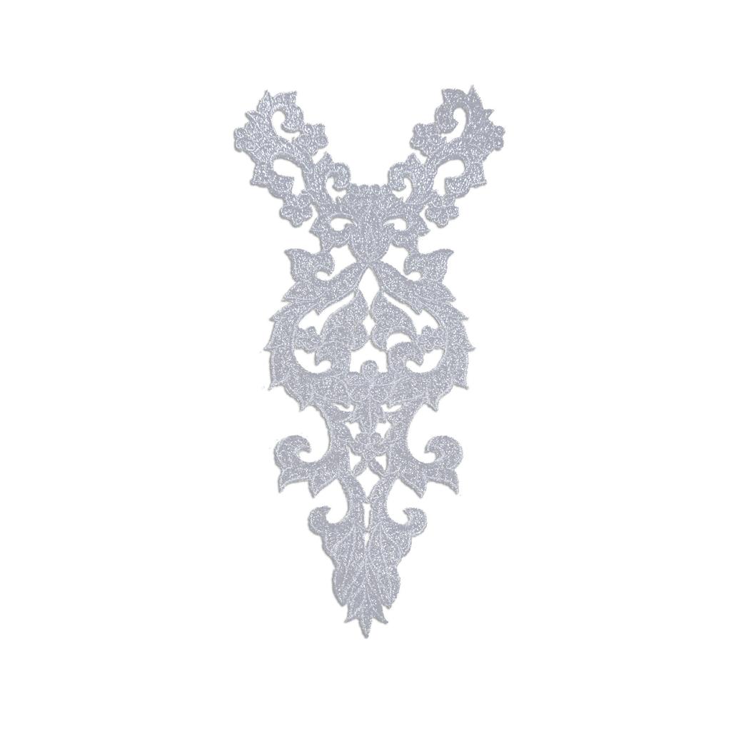 Honeysuckle Pattern Cloth Sticker Clothing Performance Dress Diy Handmade Clothing Accessories Decorative Patch Hot Stamping Decal Embroidery