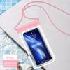 Clamshell Touch Screen Waterproof Phone Bag TPU Transparent Phone Diving Case Hanging Neck Phone Waterproof Protective Cover