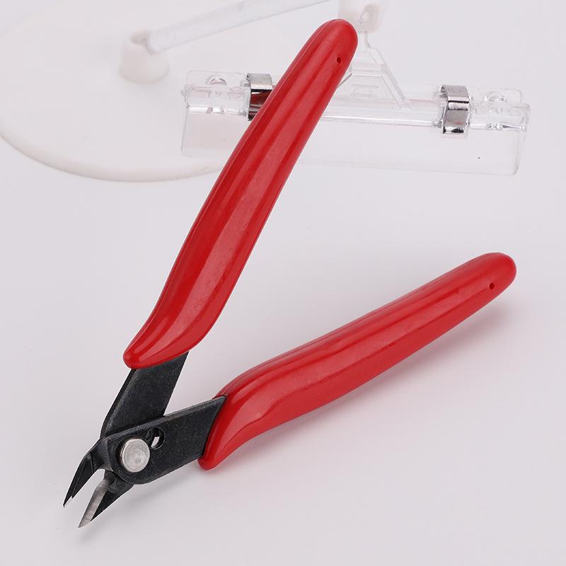 170II Ruyi Small Blue Oblique Nozzle Pliers for DIY Gundam Models, 5-inch and 3.5-inch Sizes