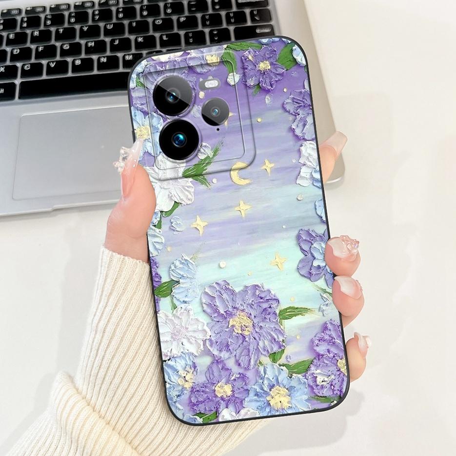 For Realme GT7 Pro 5G Case RMX5010 Cute Fashion Cartoon Cover Soft TPU Phone Case For Realme GT 7 GT7 T GT7T 5G Back Cover Coque