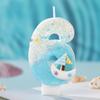 Smooth Sailing Ocean Series Digital Candles Handmade DIY with Small Boat Decoration Party Celebrating Creative Candles