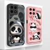 For Honor X8 4G 5G Case For Honor X8B X8C X8D Phone Back Cover Cute Panda Fundas Full Protection Soft Liquid Silicone Bumper