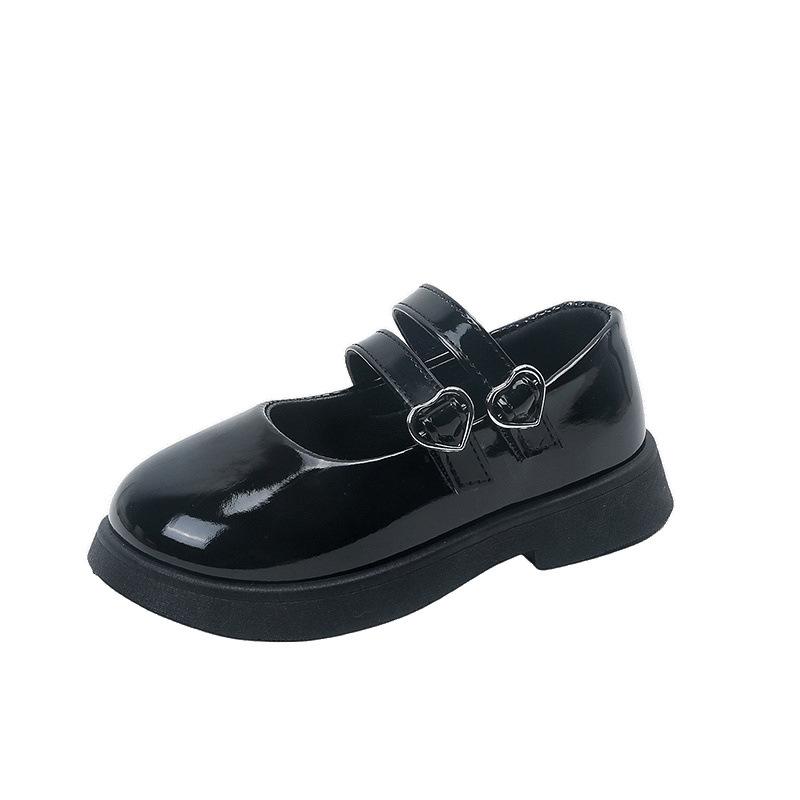 Girls' leather shoes 2025 spring and autumn new little girl loafers soft-soled shoes medium and older children's performance shoes children's flat s