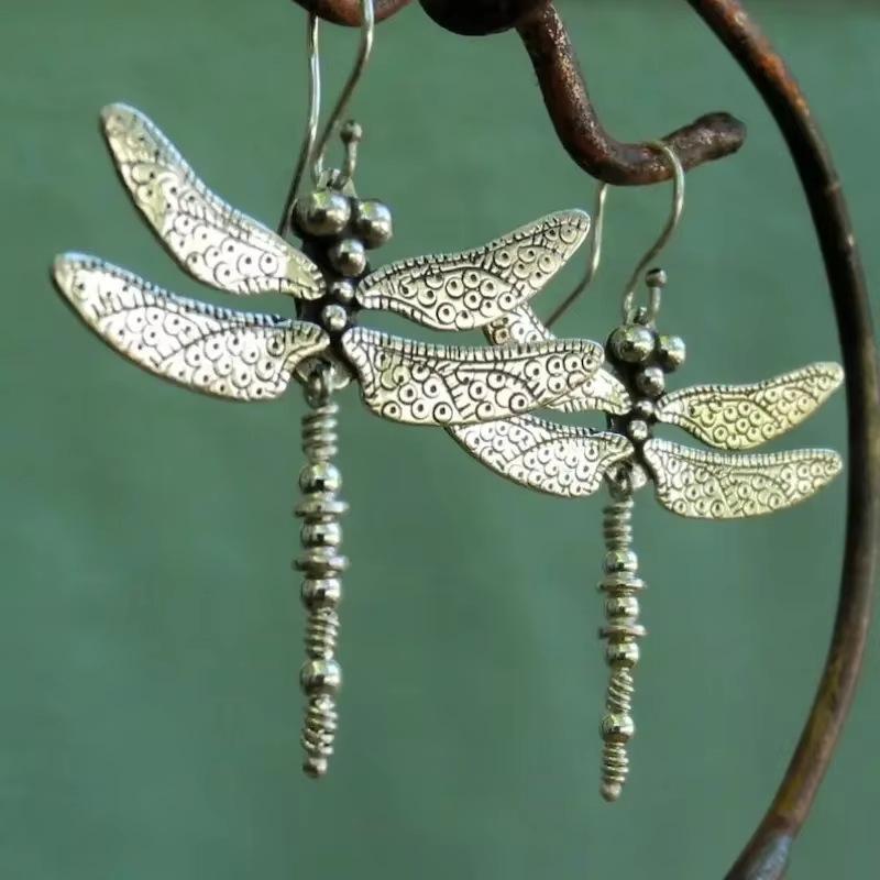 Retro Fashion Earrings, Vintage Jewelry Accessory