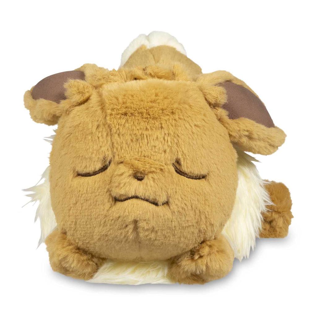 Pokémon Center Original Plush Toy "Thank You Everyone!" Lying Down Eevee 16 X 15.5 X 38 Cm (H X W X D)