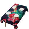 Tropical Flamingo Polyester Rectangular Tablecloth for Parties and Dining