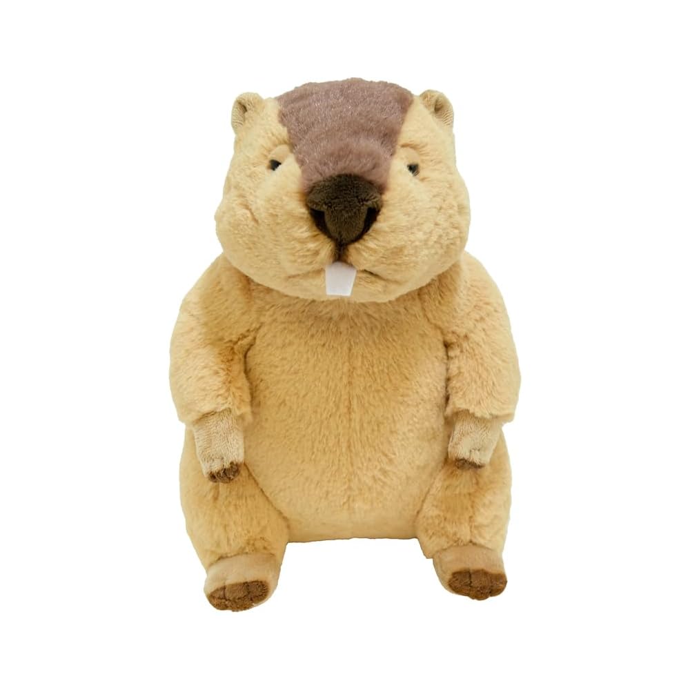 Sunlemon Fluffies Marmot Plush Toy 15.5x25x22cm Cute Animal Stuffed Toy