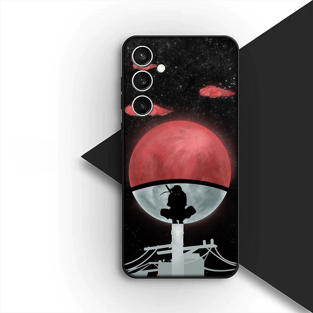 Cover for OPPO A80 A18 A16 A40 A17 A15 A38 A78 A79 A54 A57 A12 A60 5G 4G Casing Phone Case Akatsuki Itachi Narutos Uchiha Sasuke
