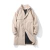 ROMON Men's Business Mid-Length Trench Coat