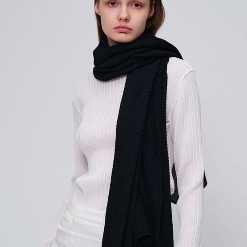 

SIEOR OLE scarf_black black