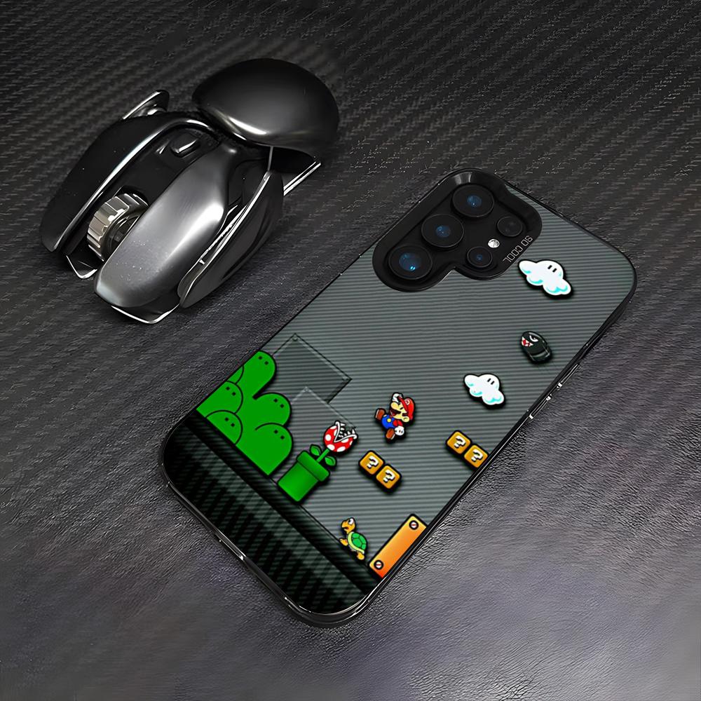 

Game Super Mario Phone Case For Samsung S26 S25 Plus S20 S20 Plus S22 Ultra S23 FE S21 Plus S21 Ultra Colorful Cover Galaxy S26Ultra