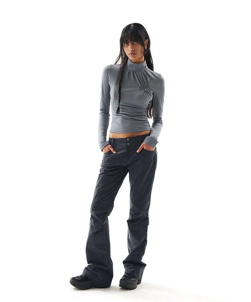 Dipeuleontiseu Gathered Mesh Top (Ms)
