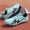 New track and field shoes professional spikes running shoes sports shoes body test competition special support one piece 2025